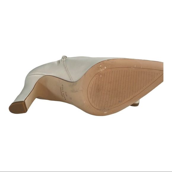 COLE HAAN Viana Pointed Toe Bootie 5.5 Ivory NEW - Picture 9 of 9